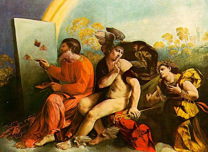 Dosso Dossi Jupiter, Mercury and Virtue Spain oil painting art